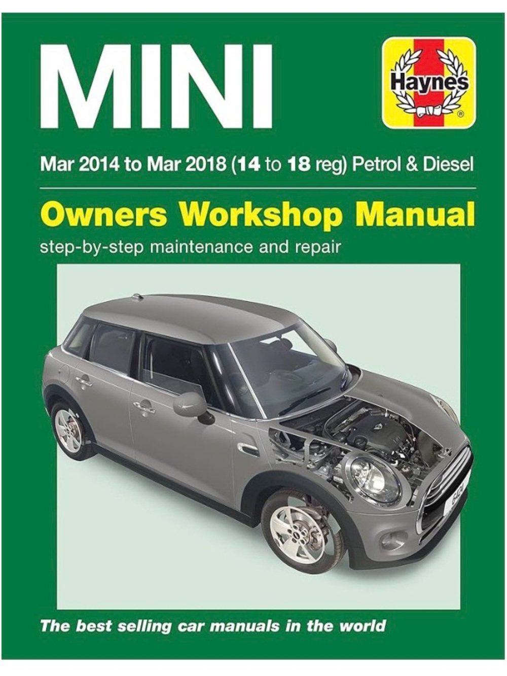 Haynes MINI Owners Workshop Manual - Green & Gray Cover